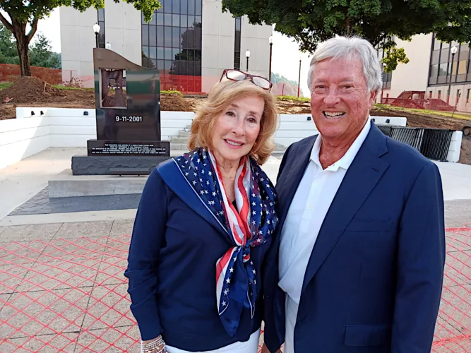 Adamses observe 25th anniversary of Sept. 11